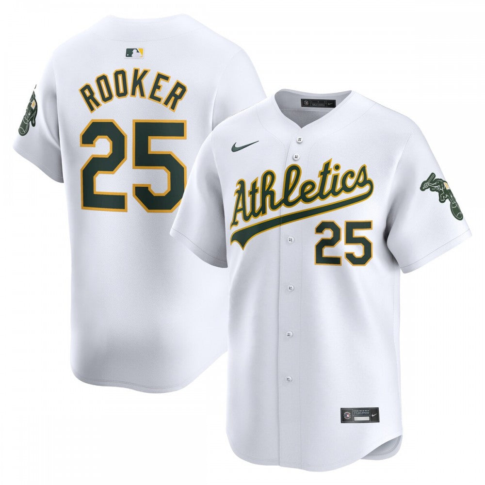Brent Rooker Oakland Athletics Nike Home Limited Player MLB Jersey - White