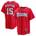 Brian Anderson Miami Marlins Nike City Connect Replica Player MLB Jersey - Red
