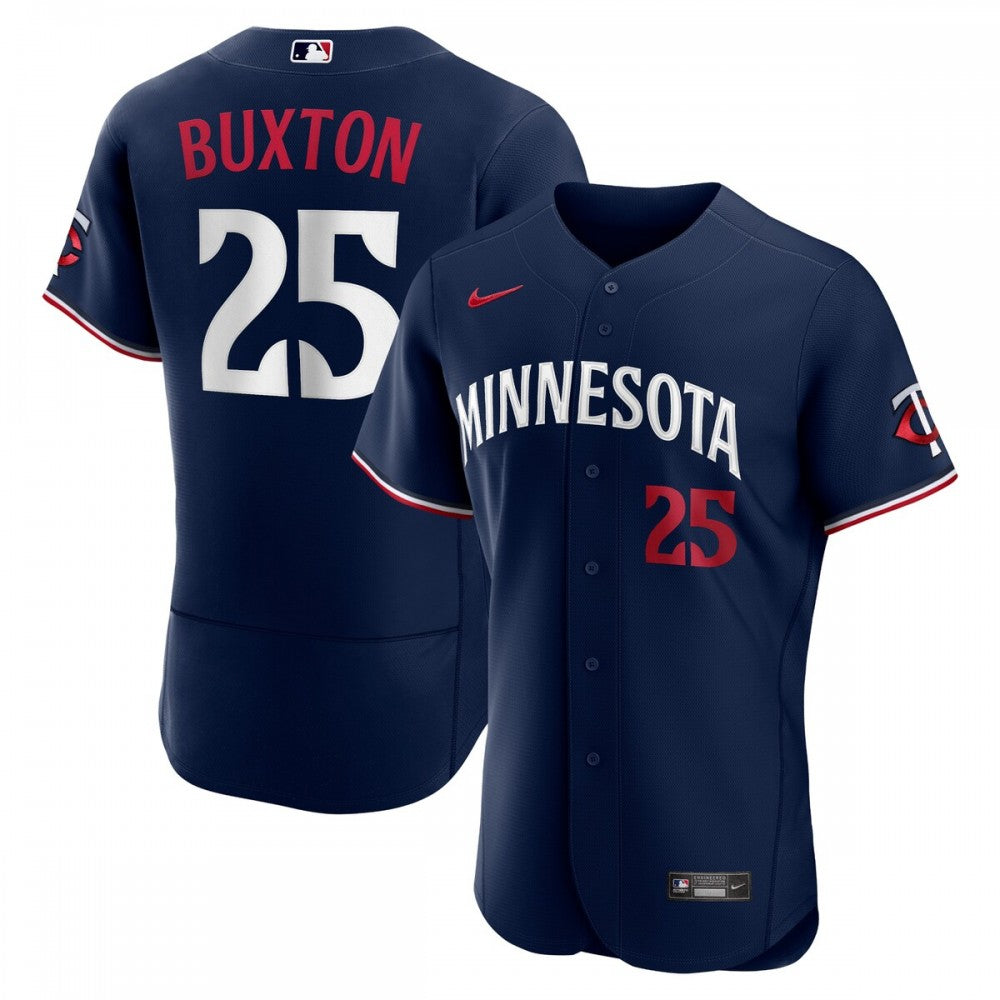 Byron Buxton Minnesota Twins Nike Alternate Authentic Official Player MLB Jersey - Navy