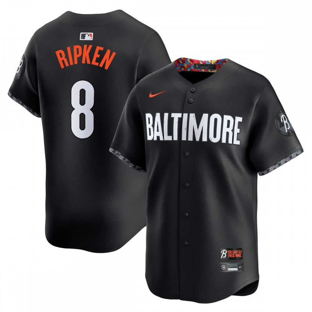 Cal Ripken Jr. Baltimore Orioles Nike City Connect Limited MLB Jersey - Black