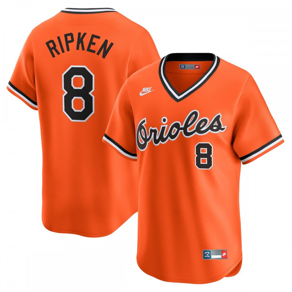 Cal Ripken Jr. Baltimore Orioles Nike Throwback Cooperstown Limited MLB Jersey - Orange