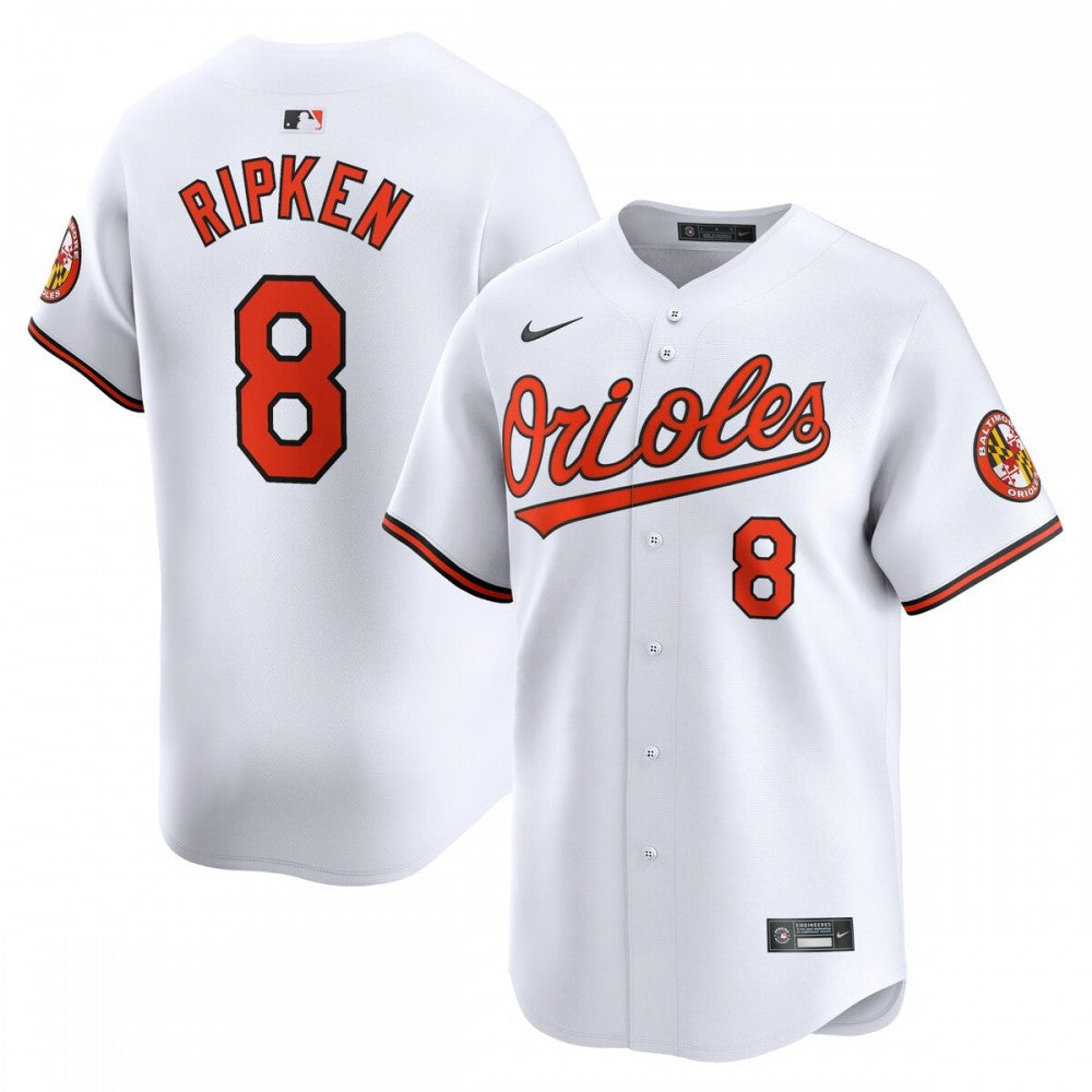 Cal Ripken Jr. Baltimore Orioles Nike Home Limited Player MLB Jersey - White