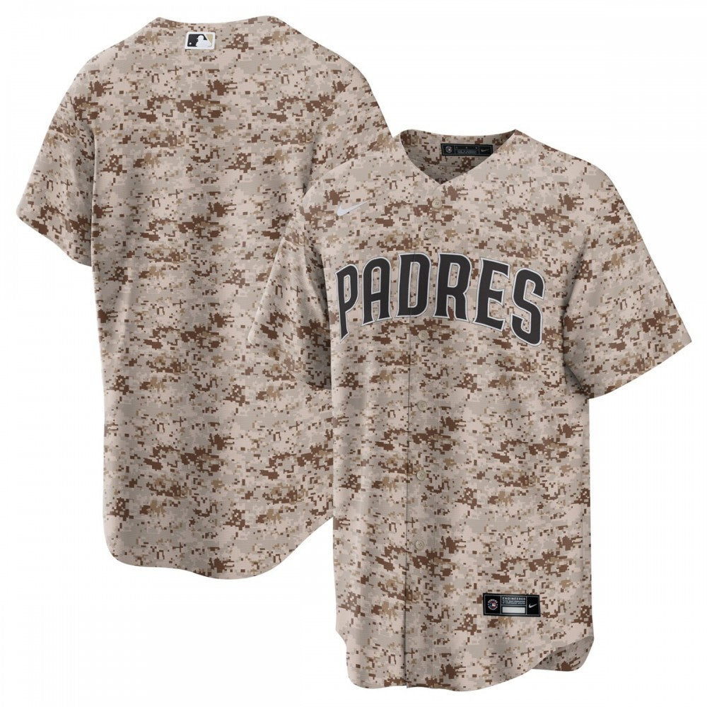 San Diego Padres Nike USMC Alternate Replica Team MLB Jersey - Camo