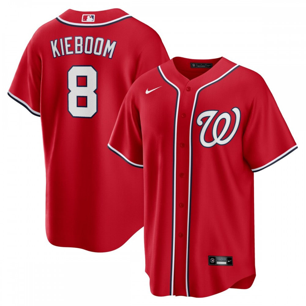 Carter Kieboom Washington Nationals Nike Alternate Replica Player Name MLB Jersey - Red