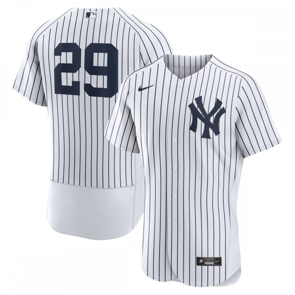 Catfish Hunter New York Yankees Nike Home Authentic Retired Player MLB Jersey - White