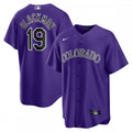 Charlie Blackmon Colorado Rockies Nike Alternate Replica Player Name MLB Jersey - Purple
