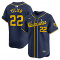 Christian Yelich Milwaukee Brewers Nike Alternate Limited Player MLB Jersey?C Navy