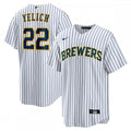 Christian Yelich Milwaukee Brewers Nike Alternate Replica Player MLB Jersey - White