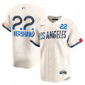 Clayton Kershaw Los Angeles Dodgers Nike 2024 City Connect Limited Player MLB Jersey - Cream