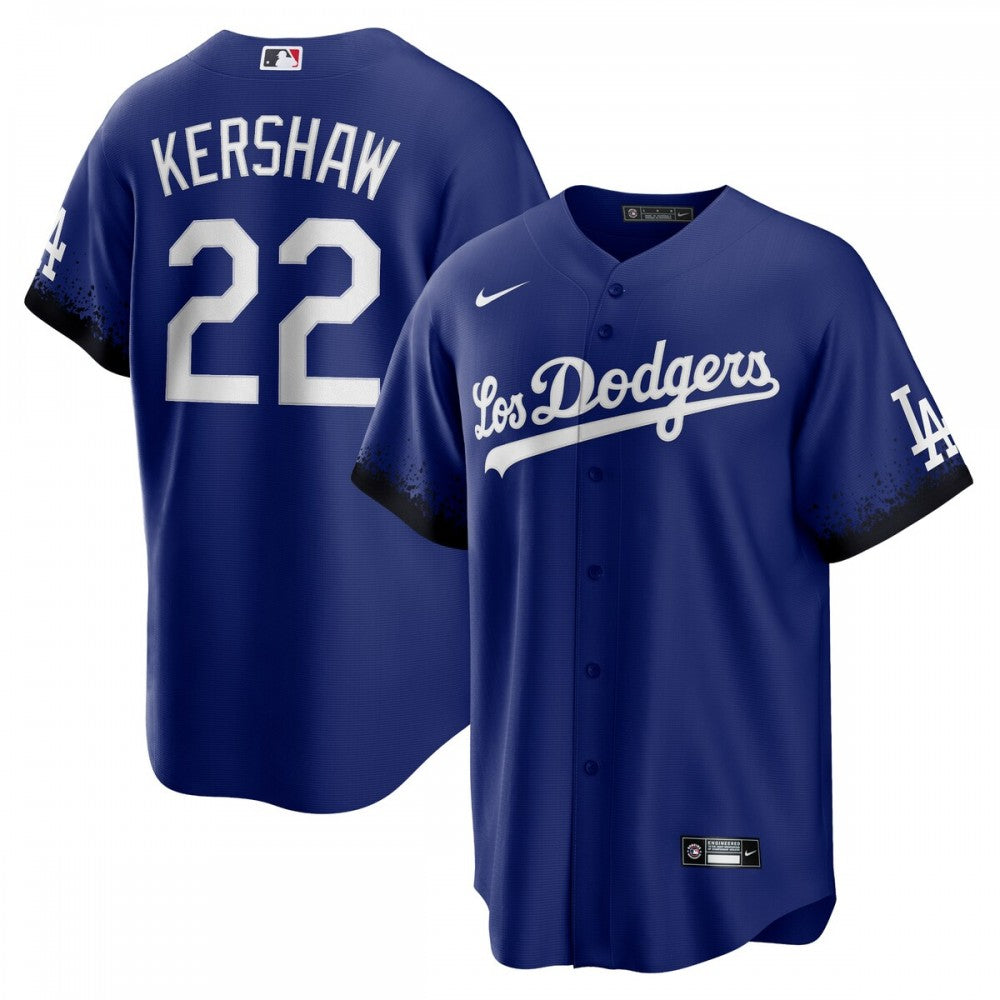 Clayton Kershaw Los Angeles Dodgers Nike 2021 City Connect Replica Player MLB Jersey - Royal