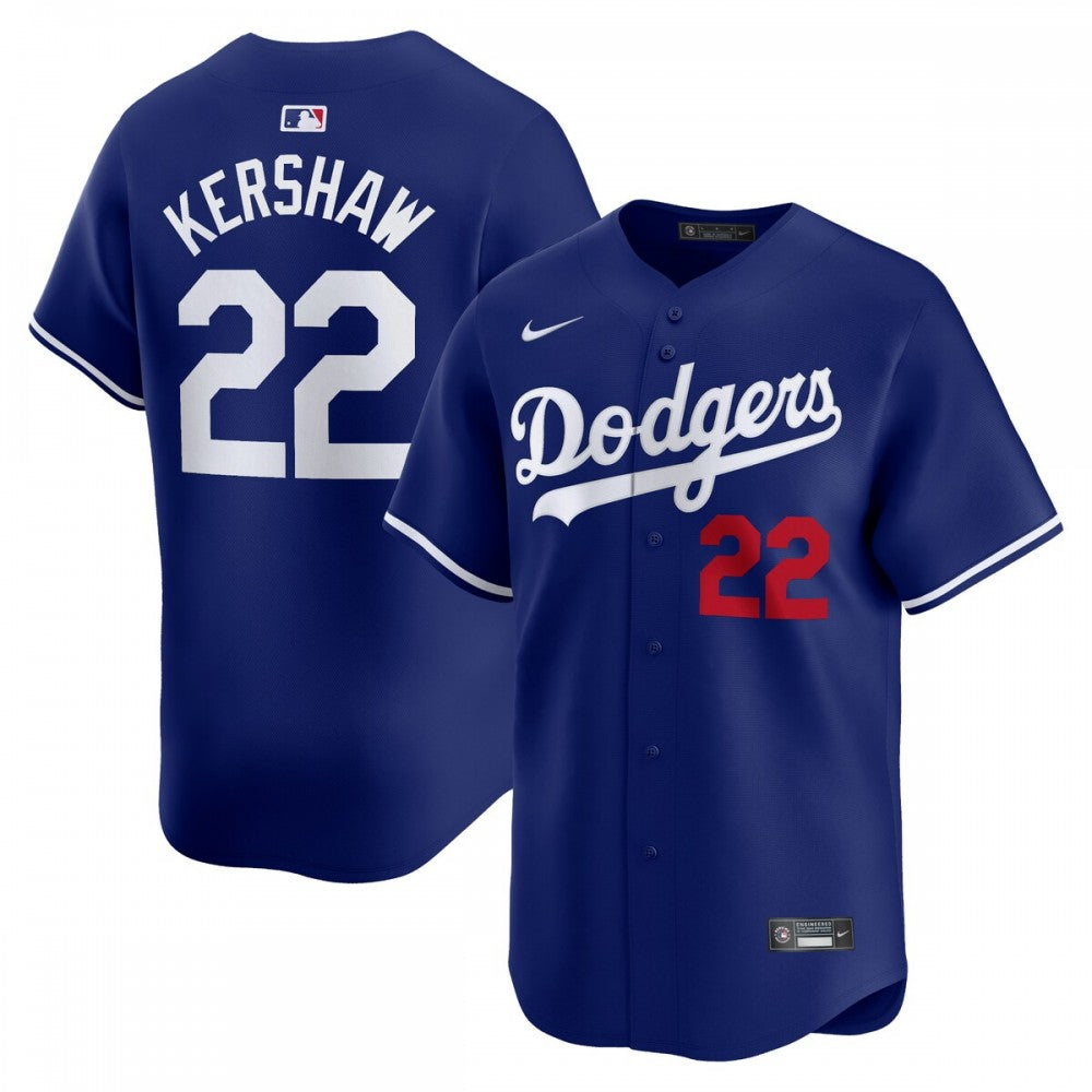 Clayton Kershaw Los Angeles Dodgers Nike Alternate Limited Player MLB Jersey?C Royal