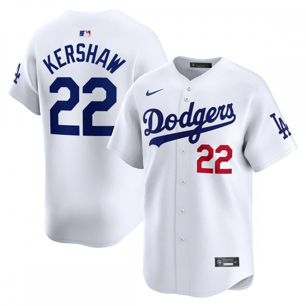 Clayton Kershaw Los Angeles Dodgers Nike Home Limited Player MLB Jersey - White