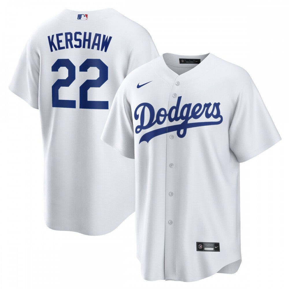 Clayton Kershaw Los Angeles Dodgers Nike Home Replica Player Name MLB Jersey - White