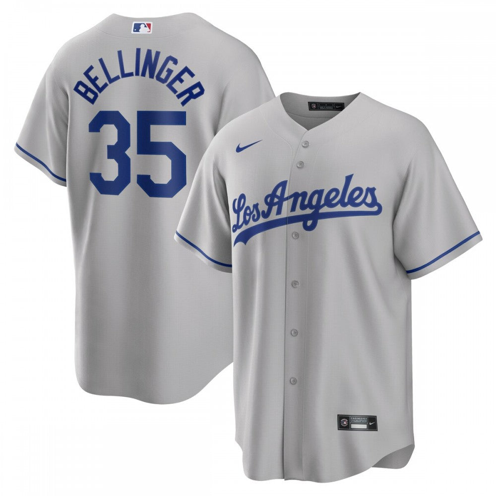 Cody Bellinger Los Angeles Dodgers Nike Road Replica Player Name MLB Jersey - Gray