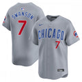 Dansby Swanson Chicago Cubs Nike Road Limited Player MLB Jersey?C Gray
