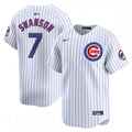 Dansby Swanson Chicago Cubs Nike Home Limited Player MLB Jersey - White