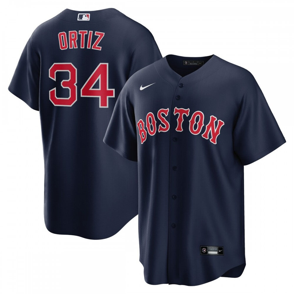 David Ortiz Boston Red Sox Nike Alternate Replica Player MLB Jersey - Navy