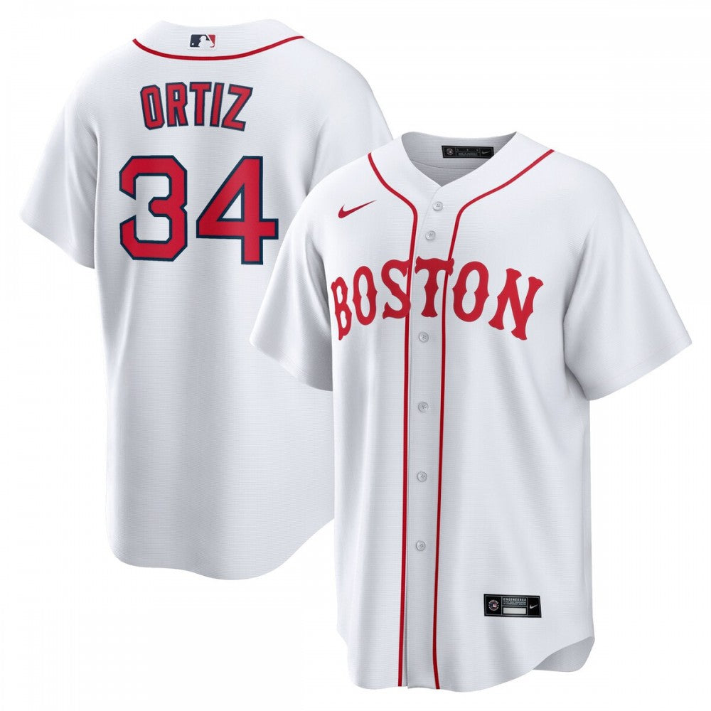 David Ortiz Boston Red Sox Nike Alternate Replica Player MLB Jersey - White