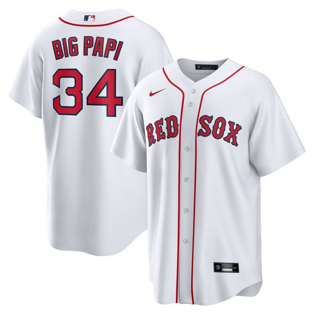 David Ortiz Boston Red Sox Nike Big Papi Replica MLB Jersey - White