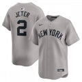 Derek Jeter New York Yankees Nike Away Limited Player MLB Jersey - Gray