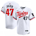 Edouard Julien Minnesota Twins Nike Home Limited Player MLB Jersey - White