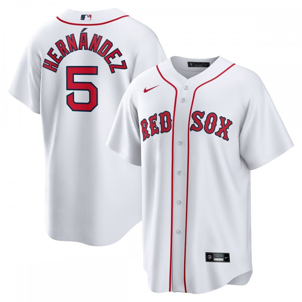 Enrique Hernandez Boston Red Sox Nike Home Official Replica Player MLB Jersey - White