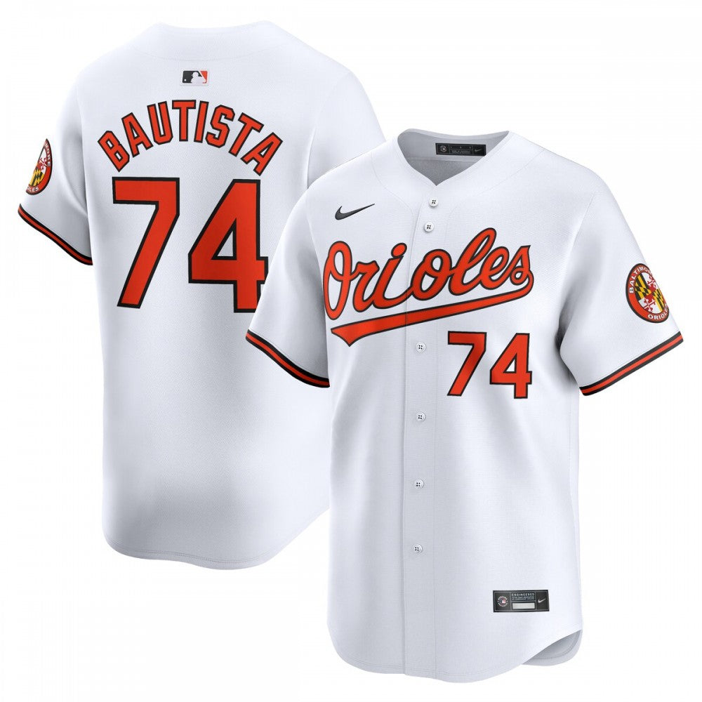 Felix Bautista Baltimore Orioles Nike Home Limited Player MLB Jersey - White