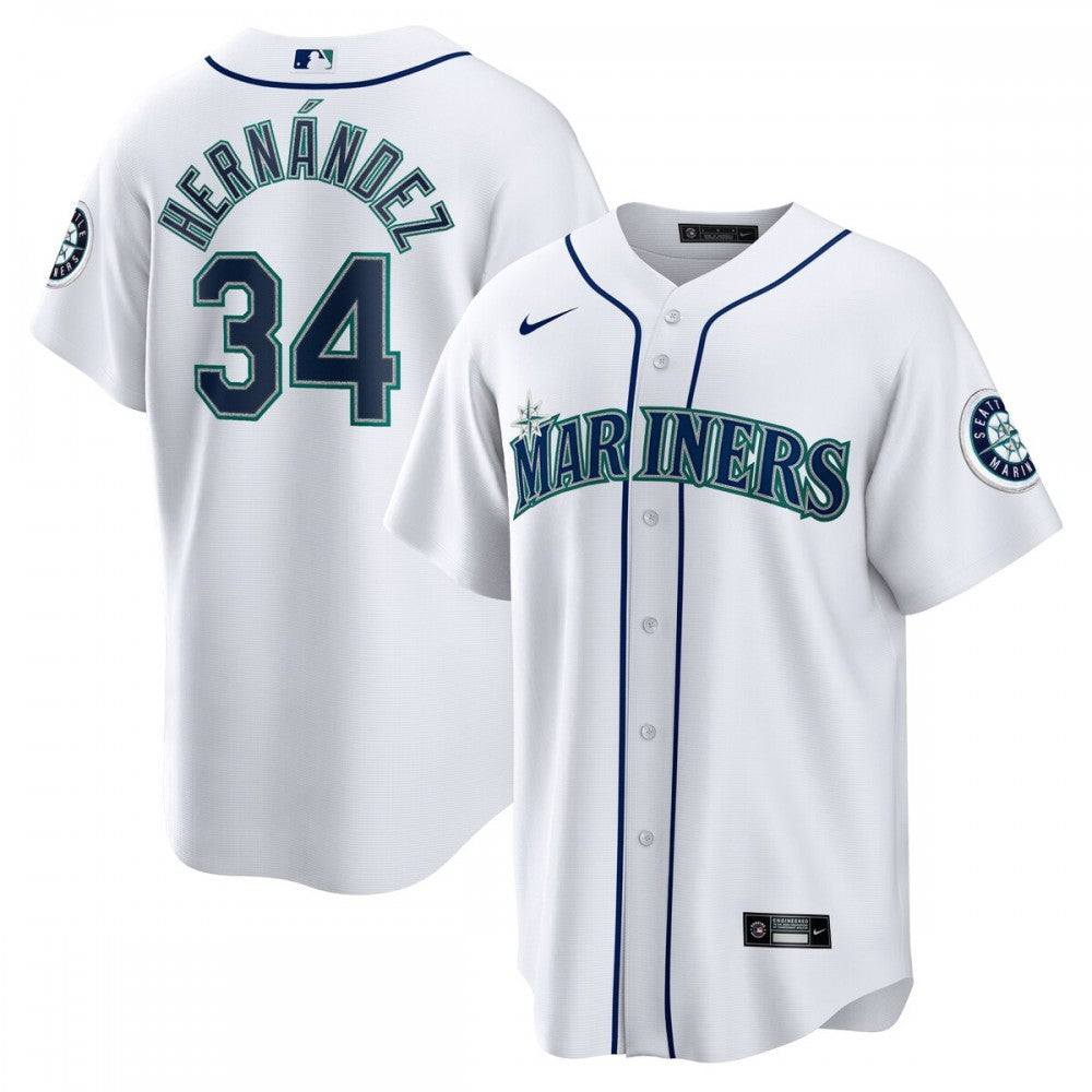 Felix Hernandez Seattle Mariners Nike 2023 Hall of Fame Home Replica Player MLB Jersey - White