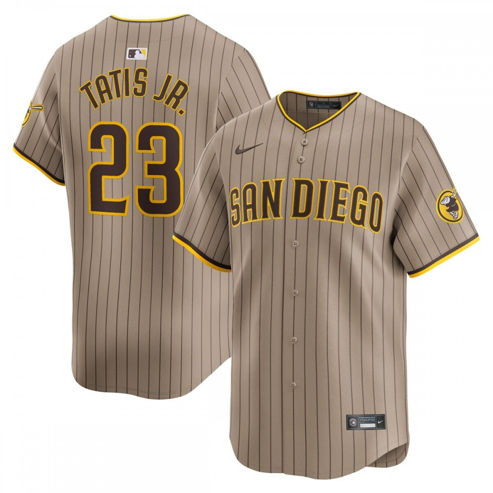 Fernando Tatis Jr. San Diego Padres Nike Alternate Limited Player MLB Jersey?C Tan