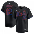 Francisco Lindor New York Mets Nike Alternate Limited Player MLB Jersey?C Black