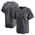 Francisco Lindor New York Mets Nike 2024 City Connect Limited Player MLB Jersey - Graphite