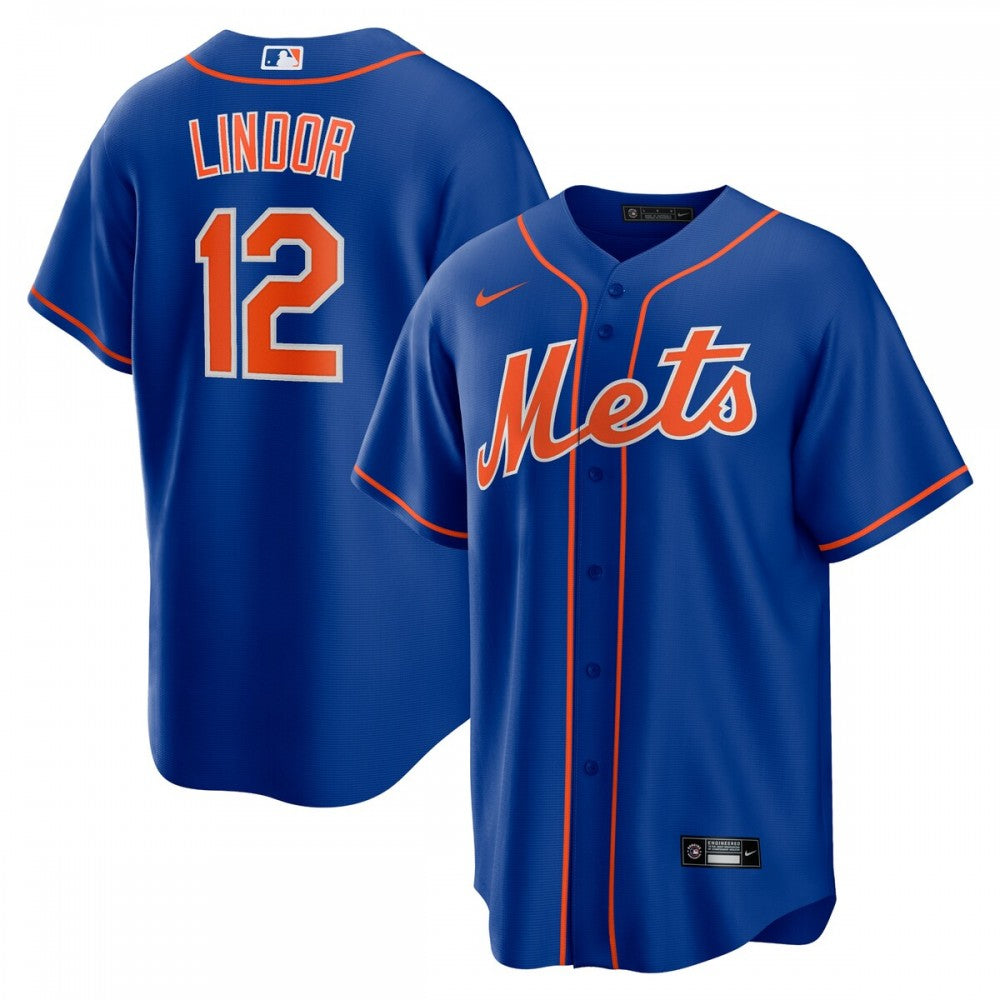Francisco Lindor New York Mets Nike Alternate Replica Player MLB Jersey - Royal