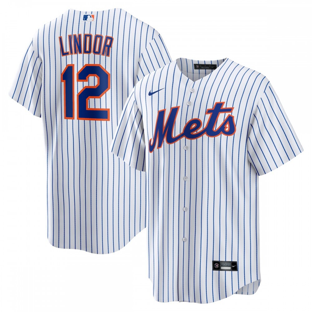 Francisco Lindor New York Mets Nike Home Replica Player MLB Jersey - White