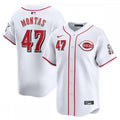 Frankie Montas Cincinnati Reds Nike Home Limited Player MLB Jersey - White
