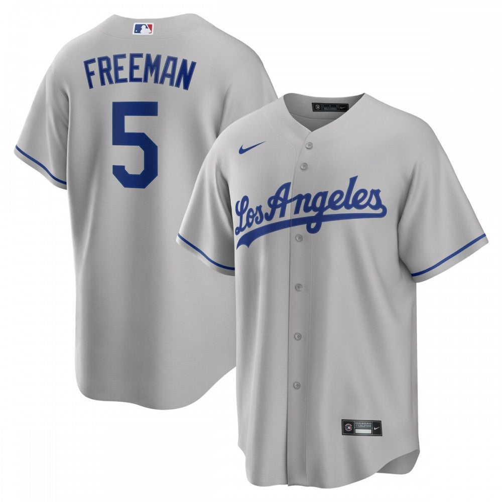 Freddie Freeman Los Angeles Dodgers Nike Road Replica Player MLB Jersey - Gray