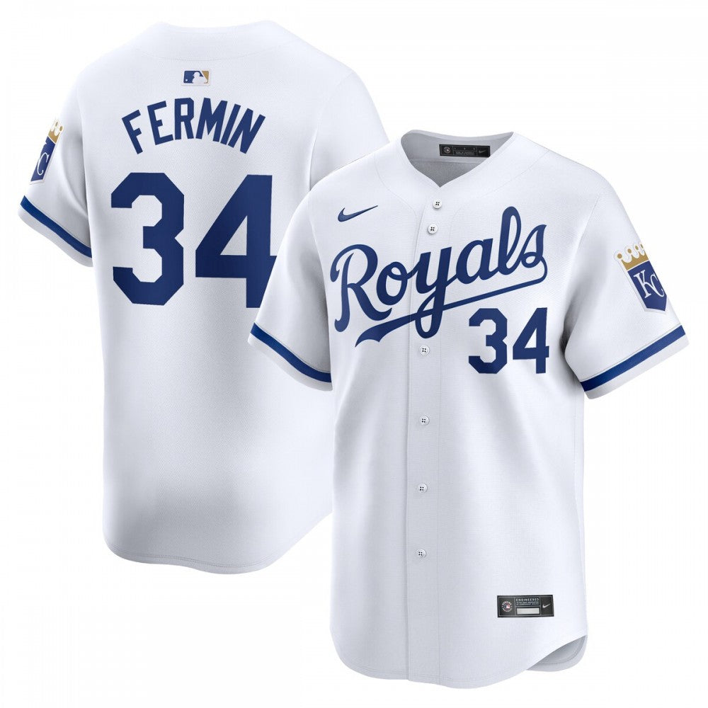 Freddy Fermin Kansas City Royals Nike Home Limited Player MLB Jersey - White
