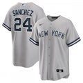 Gary Sanchez New York Yankees Nike Road Replica Player Name MLB Jersey - Gray