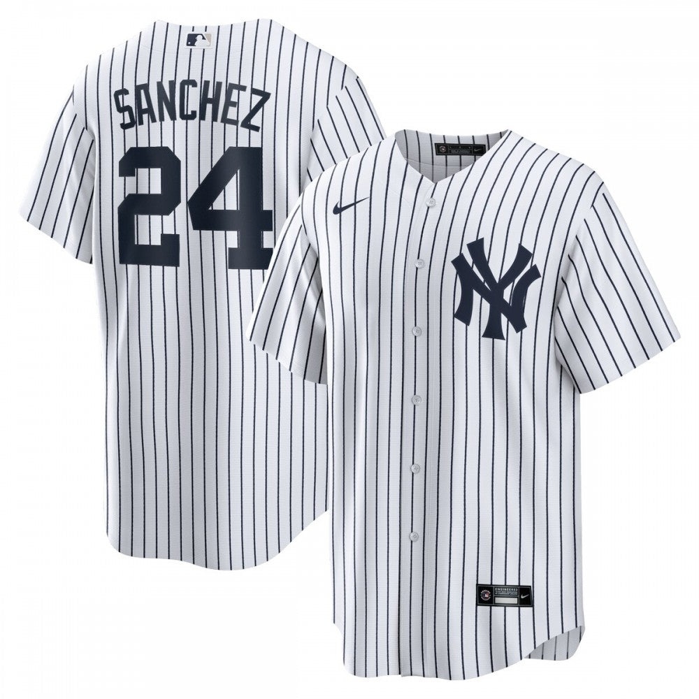 Gary Sanchez New York Yankees Nike Home Replica Player Name MLB Jersey - White