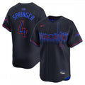 George Springer Toronto Blue Jays Nike 2024 City Connect Limited Player MLB Jersey - Black