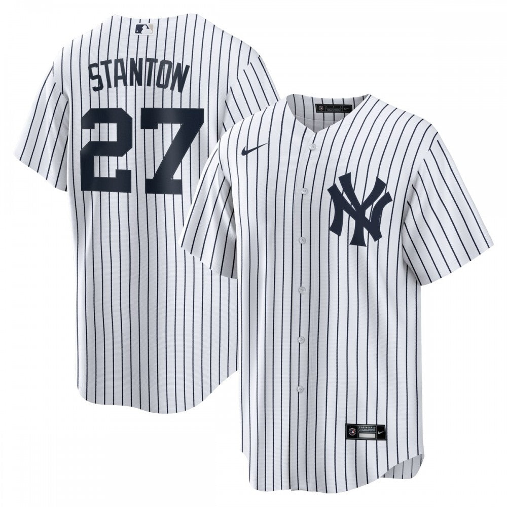 Giancarlo Stanton New York Yankees Nike Home Replica Player Name MLB Jersey - White