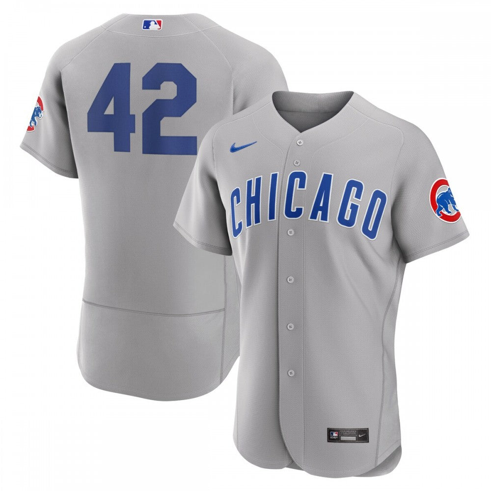 Chicago Cubs Nike 2023 Jackie Robinson Day Authentic MLB Jersey - Gray