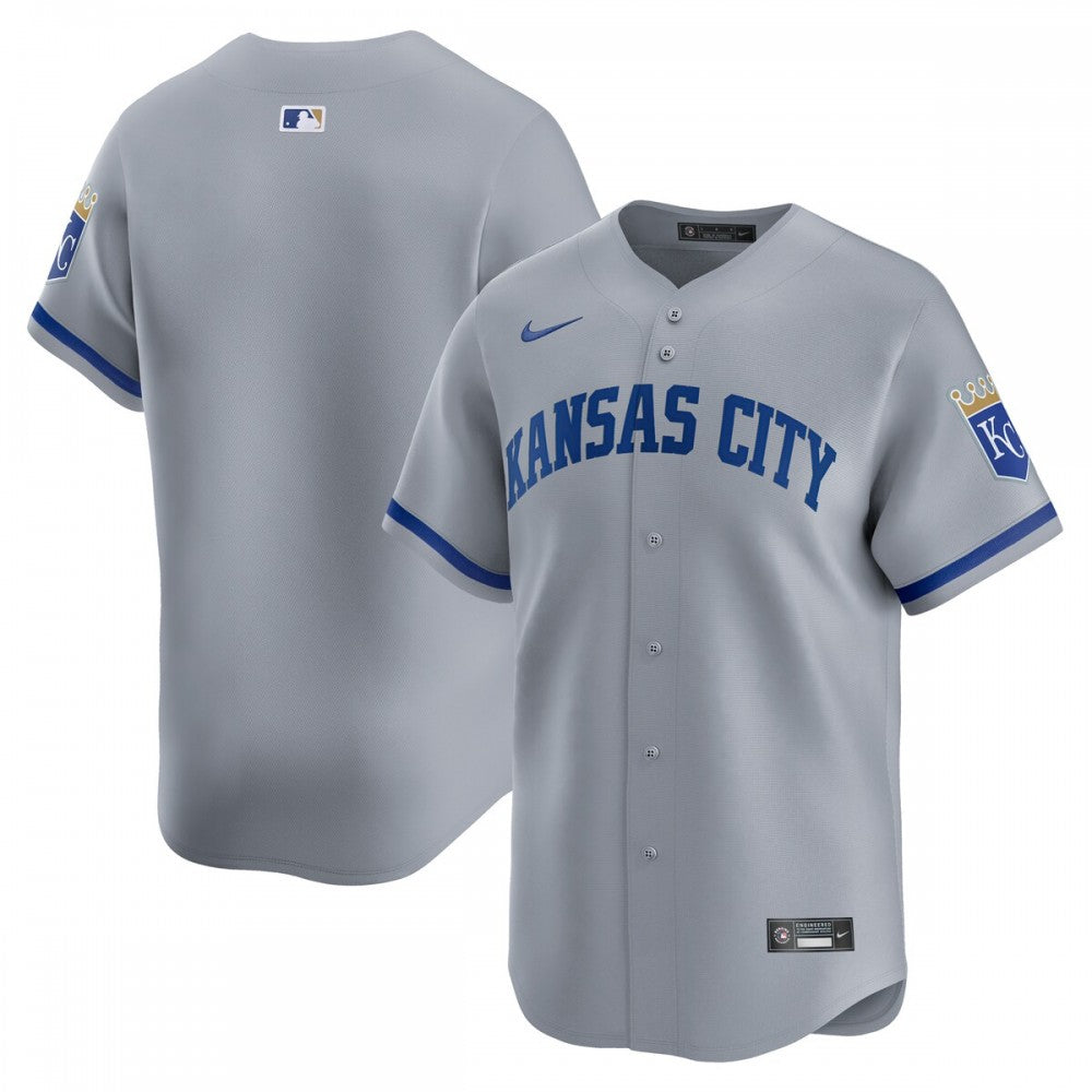 Kansas City Royals Nike Away Limited MLB Jersey - Gray