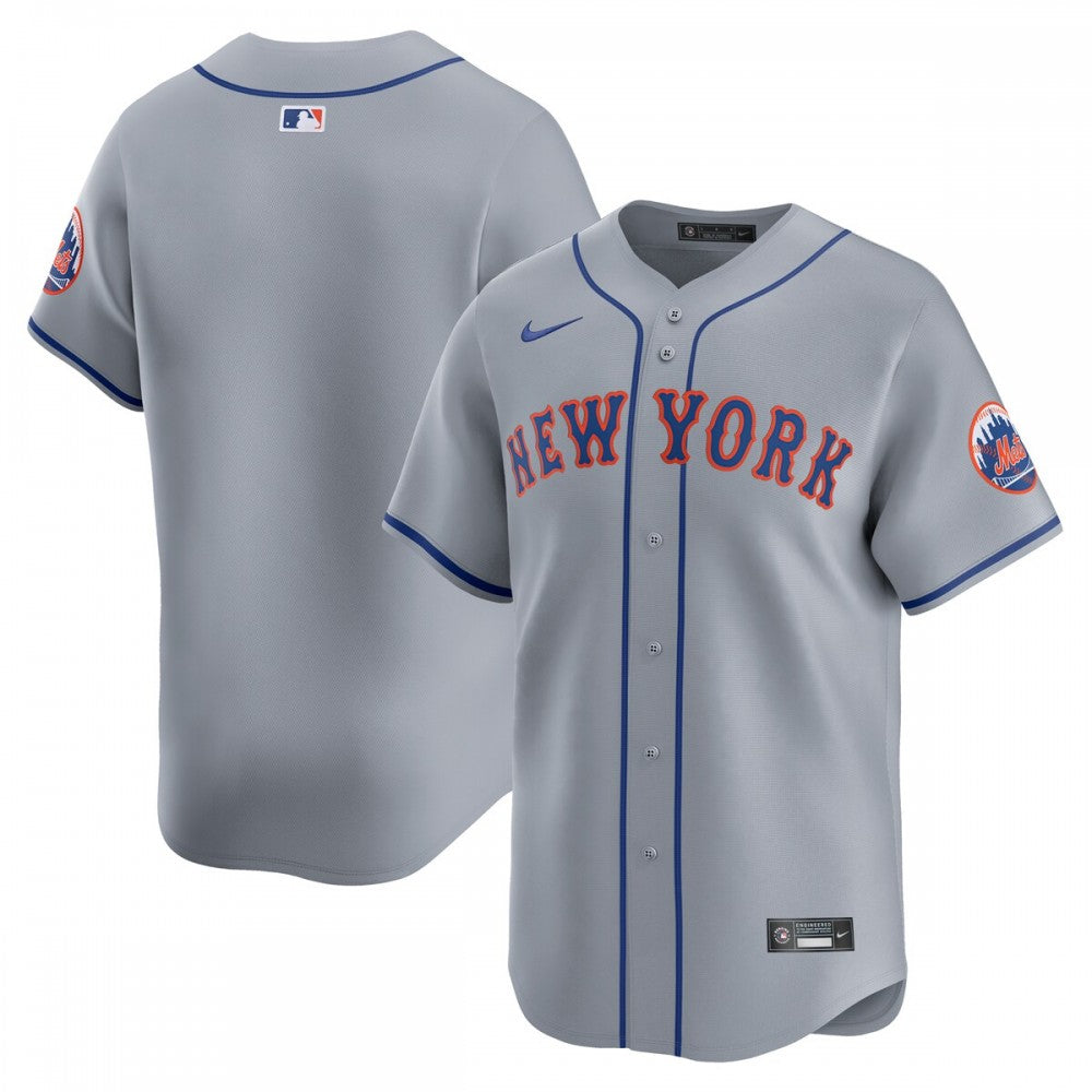 New York Mets Nike Away Limited MLB Jersey - Gray