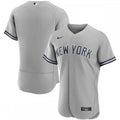 New York Yankees Nike Road Authentic Team MLB Jersey - Gray