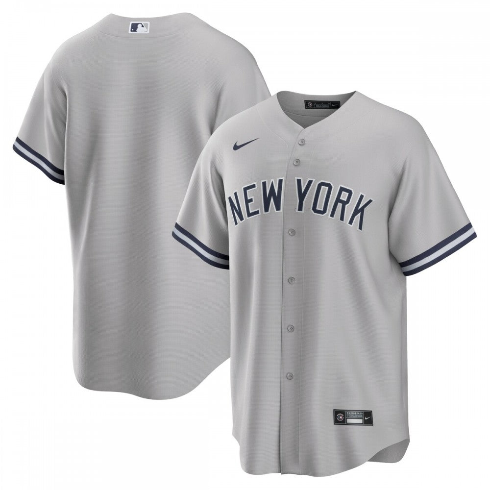 New York Yankees Nike Road Replica Team MLB Jersey - Gray