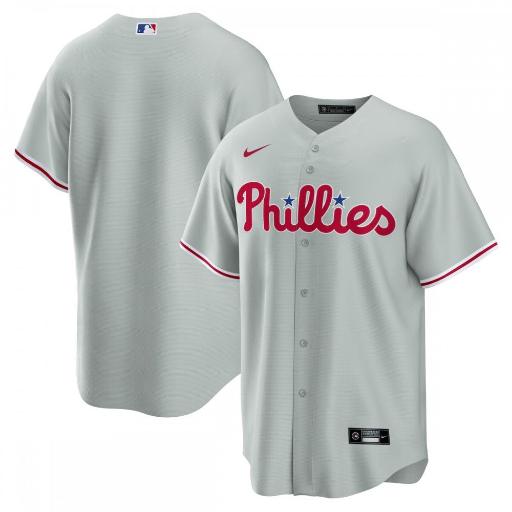 Philadelphia Phillies Nike Road Replica Team MLB Jersey - Gray