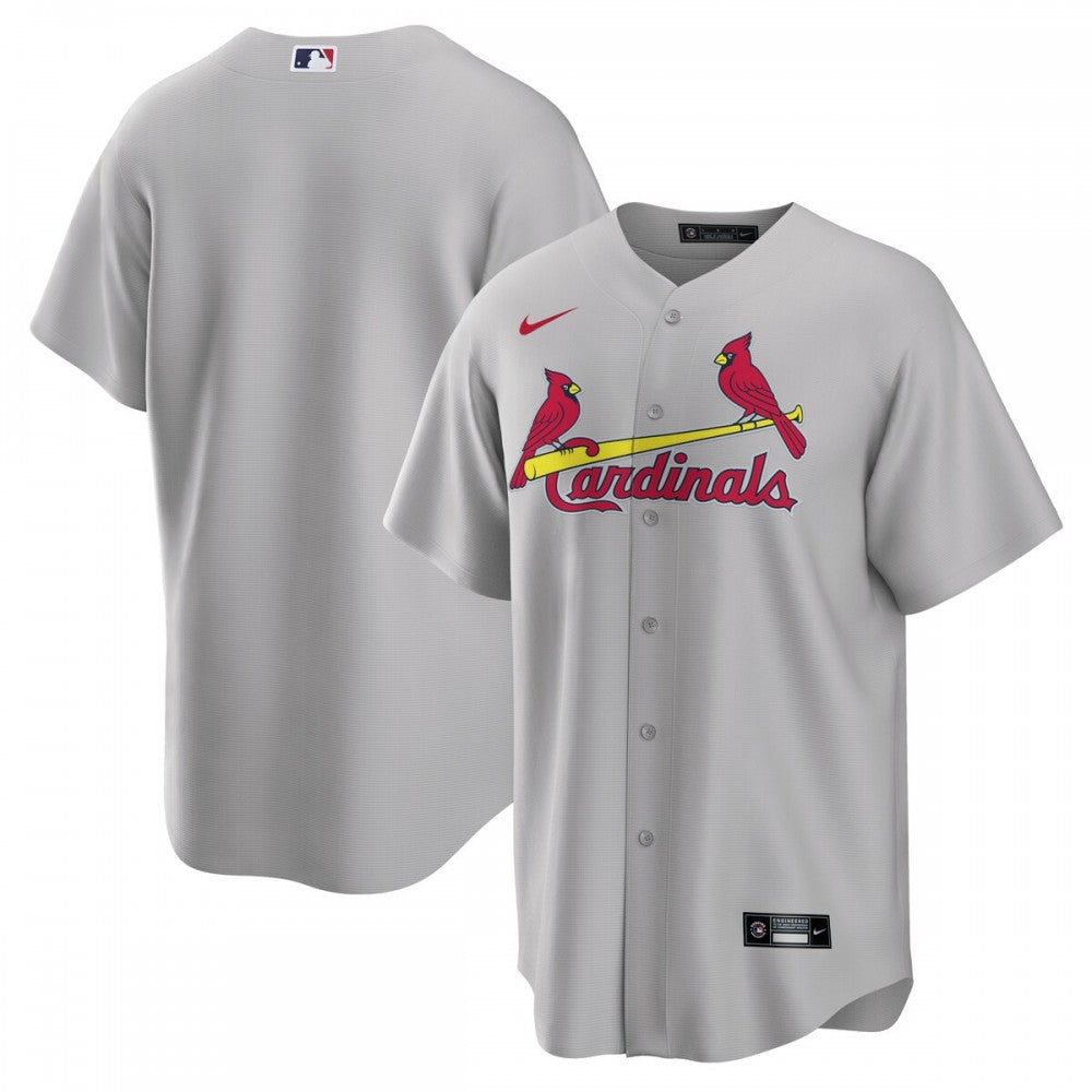 St. Louis Cardinals Nike Road Replica Team MLB Jersey - Gray