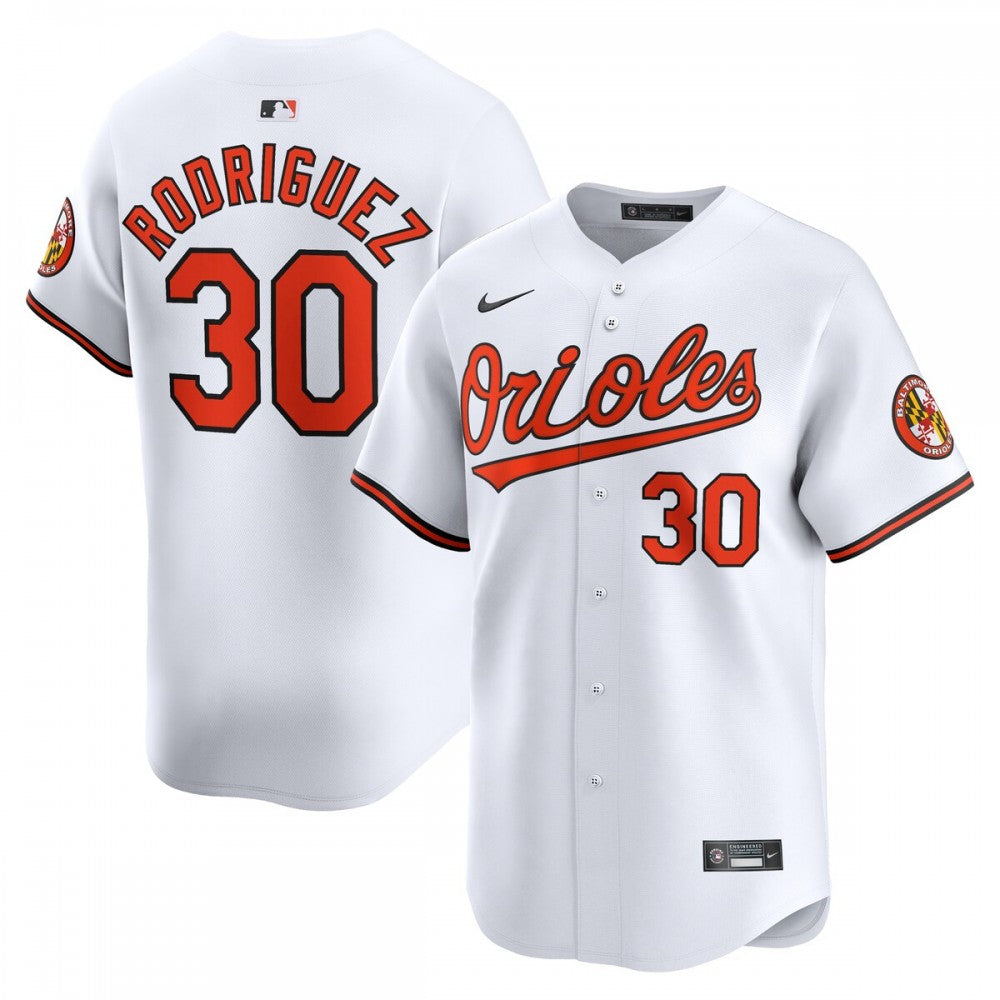 Grayson Rodriguez Baltimore Orioles Nike Home Limited Player MLB Jersey - White