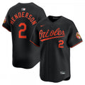 Gunnar Henderson Baltimore Orioles Nike Alternate Limited Player MLB Jersey - Black