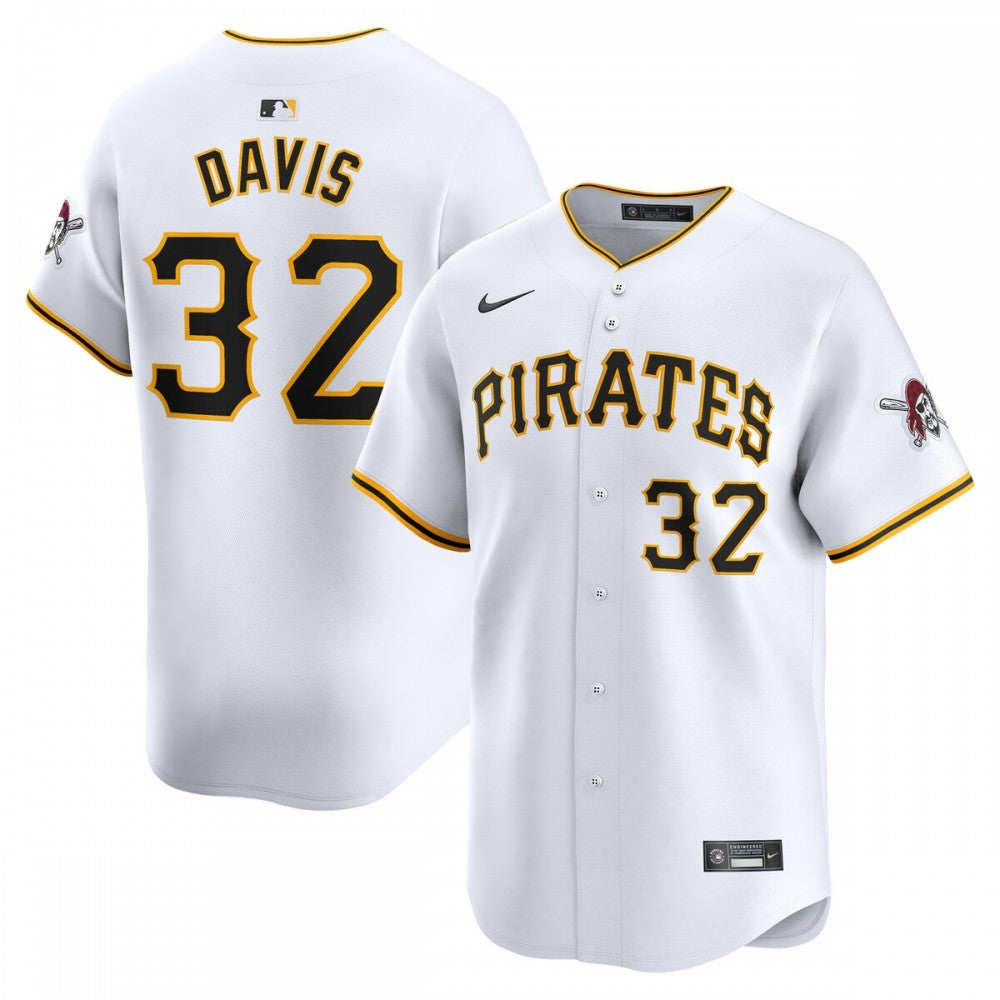 Henry Davis Pittsburgh Pirates Nike Home Limited Player MLB Jersey?C White